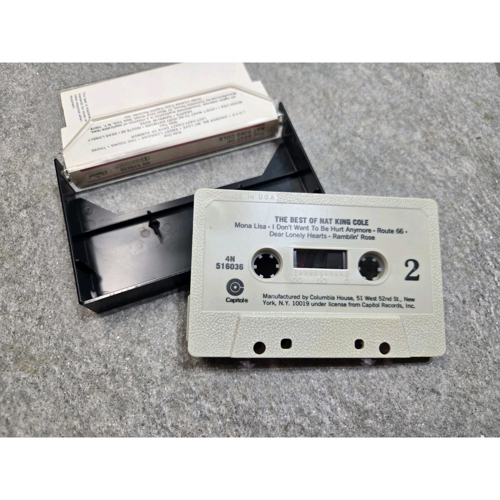 NAT KING COLE: The Best of Nat King Cole  Capital Records Music Cassette Tape - Picture 5 of 5